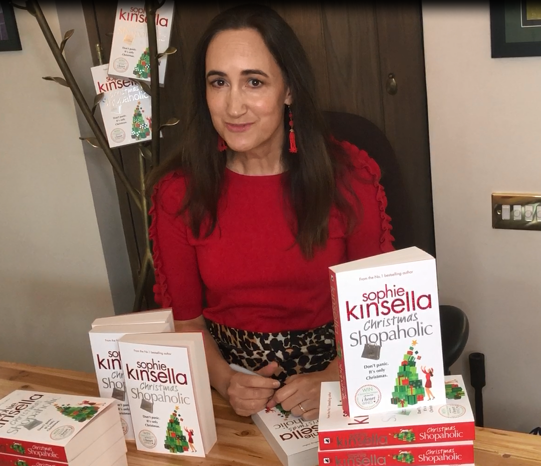 Sophie Kinsella signing Christmas Shopaholic